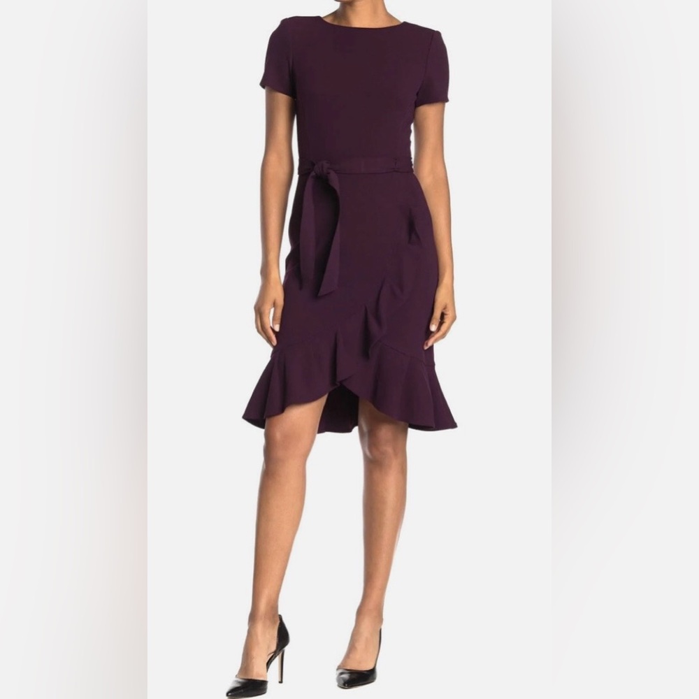 Calvin Klein Deep Purple Midi Dress